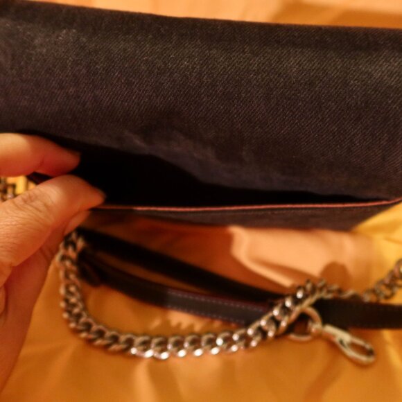 Coach Black Denim Cassie Crossbody Bag 19 - Picture 6 of 13